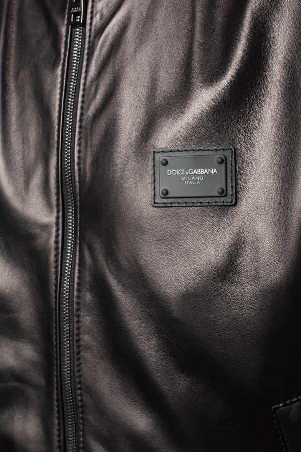 SchaferandweinerShops KY - Leather bomber jacket Dolce